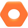 Calexotics - Alpha Bague Prolong Sexagon Orange